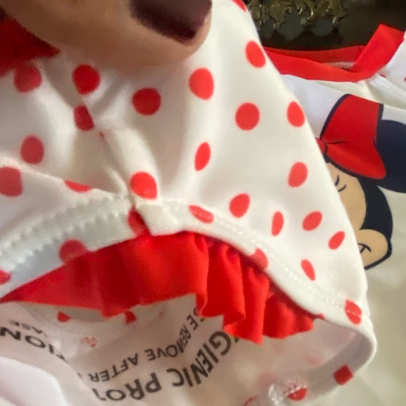 NWT Disney Baby Minnie Mouse. Two piece bathing suit sz 0-3 months - Picture 4 of 7